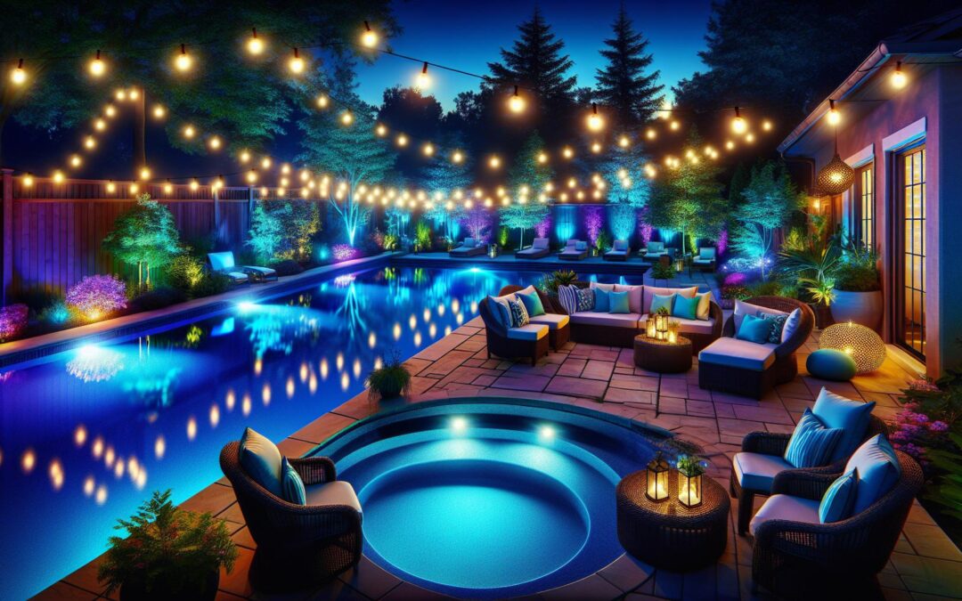 Custom Pool Lighting Ideas for Nighttime Ambiance: Transform Your Backyard Pool Today